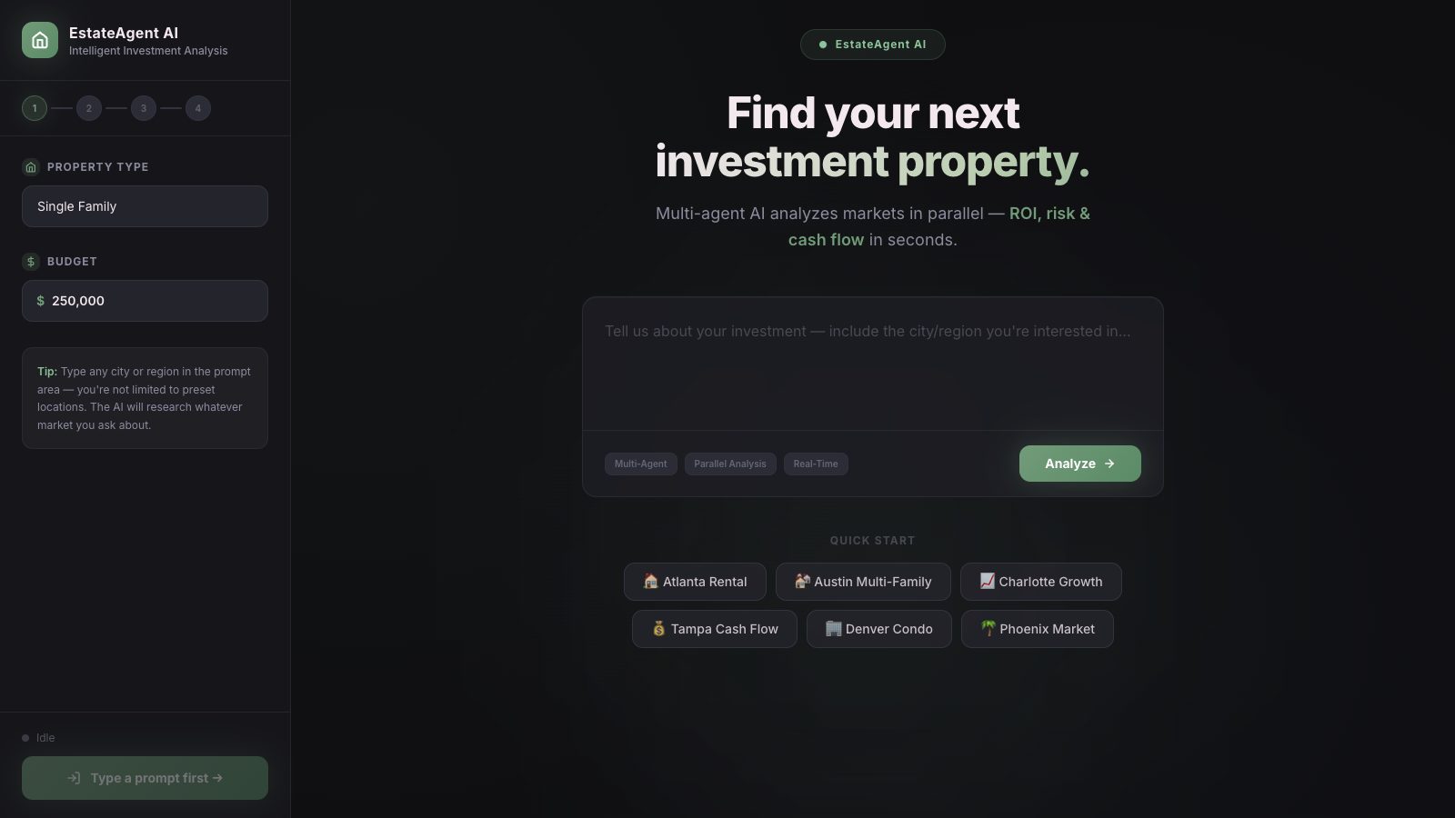 EstateAgent AI screenshot